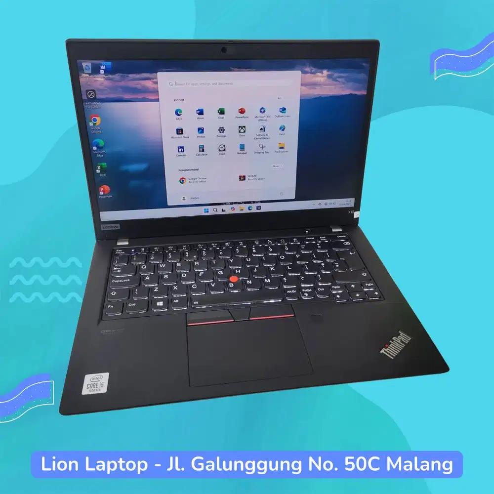 Core i5 Gen 10 slim mulus RAM 8GB SSD 256 Lenovo Thinkpad X13 [29|01]