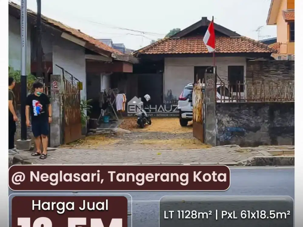(DNL) Di Jual Kavling BONUS bangunan di Neglasari