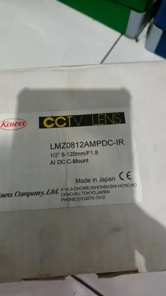 Cctv lens kowa made in japan
