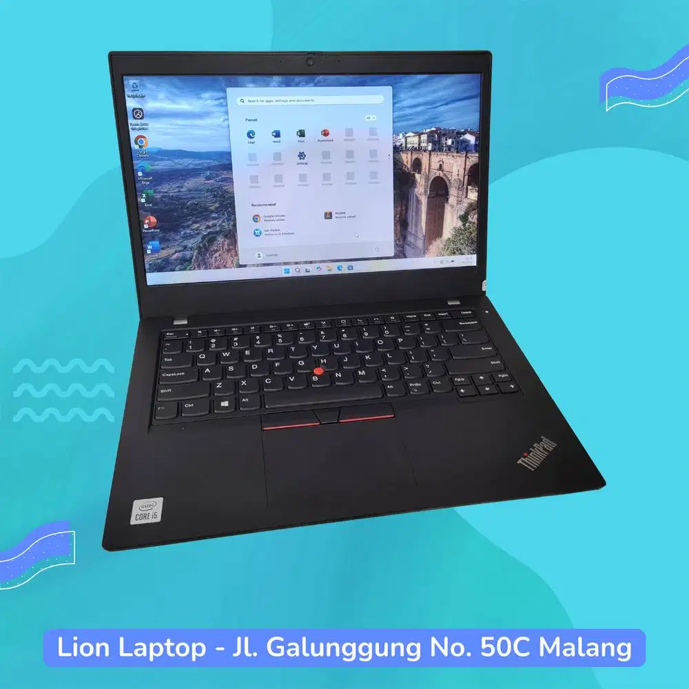 i5 Gen 10 Murah RAM 8GB SSD 256GB Lenovo Thinkpad L14 [29|01]