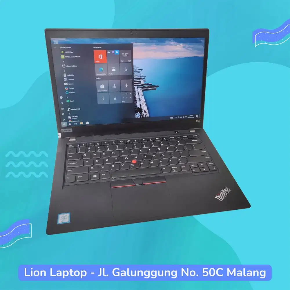 Double VGA NVIDIA Core i5 8/256 Slim Lenovo Thinkpad T490 [29|01]