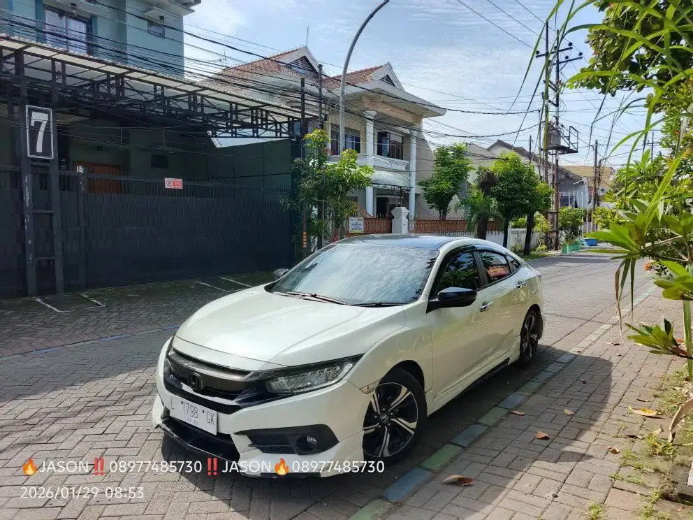 CIVIC TURBO ES 1.5 MATIC SEDAN 2017‼️ ISTIMEWAH TERMURAH