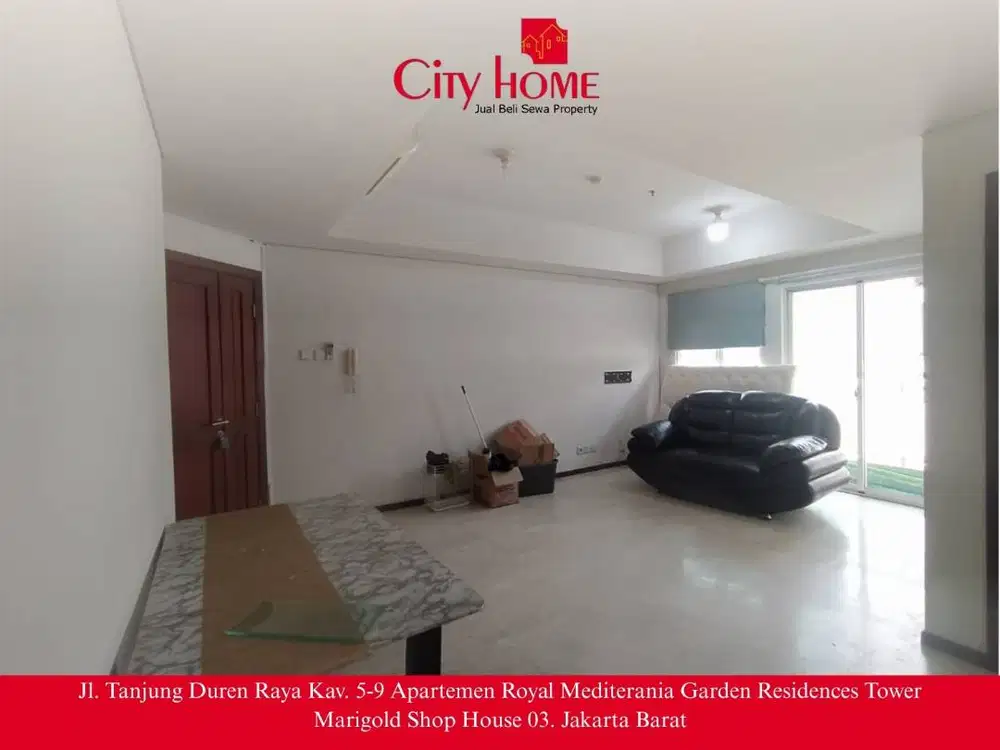 Sewa Apartment Unfurnished di Royal Mediterania Garden Residences