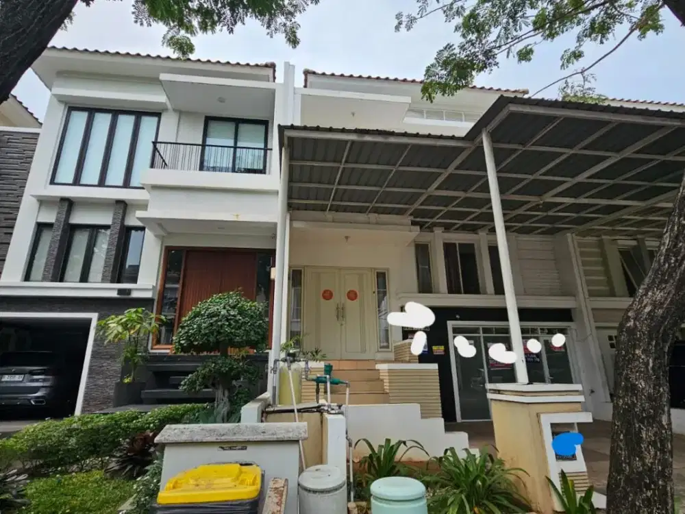 DIJUAL RUMAH PIK CROWN GOLF BOULEVARD uk 8x33 m2 belakang view golf