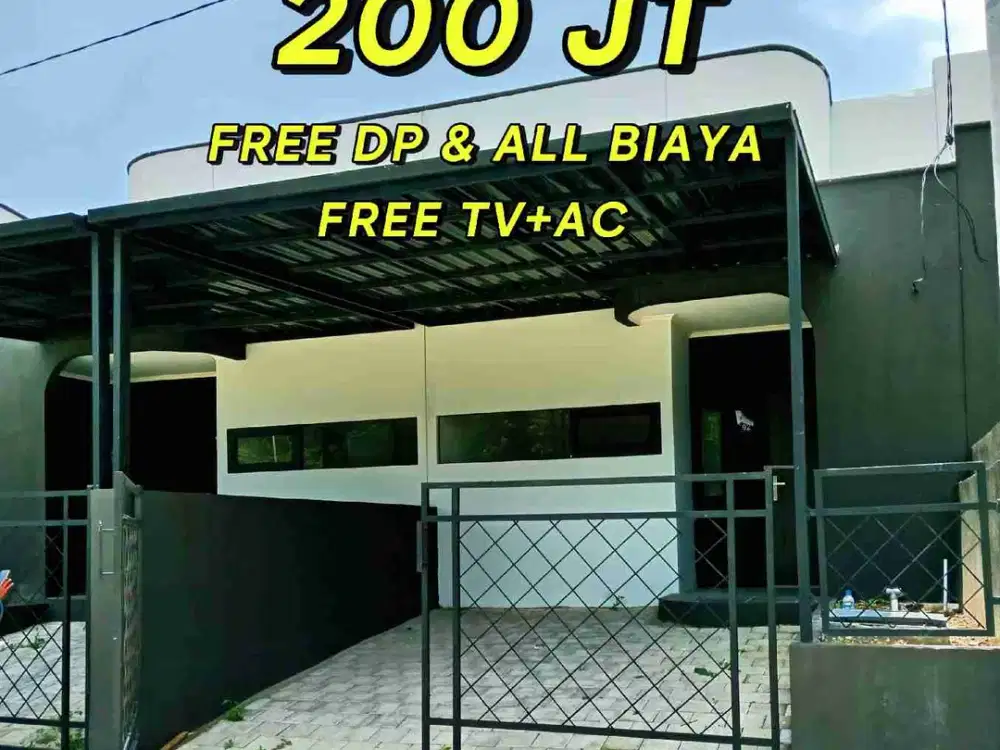rumah murah 200 jutaan free dp