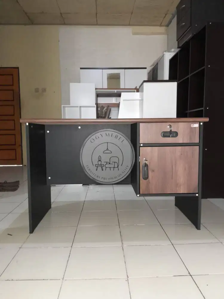 READY MEJA KERJA KANTOR UK 120 KUALITAS BAGUS