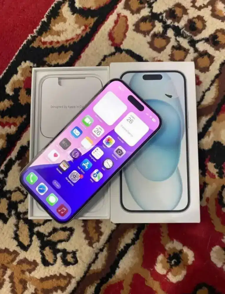 iPhone 15 Plus Blue 256 Ex Inter Alloperator Fullset