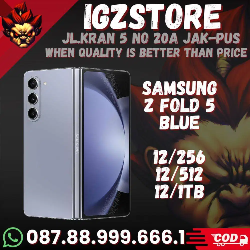 Samsung Z Fold 5 Blue 12/1tb SEIN Mulus NO Minus FULLSET