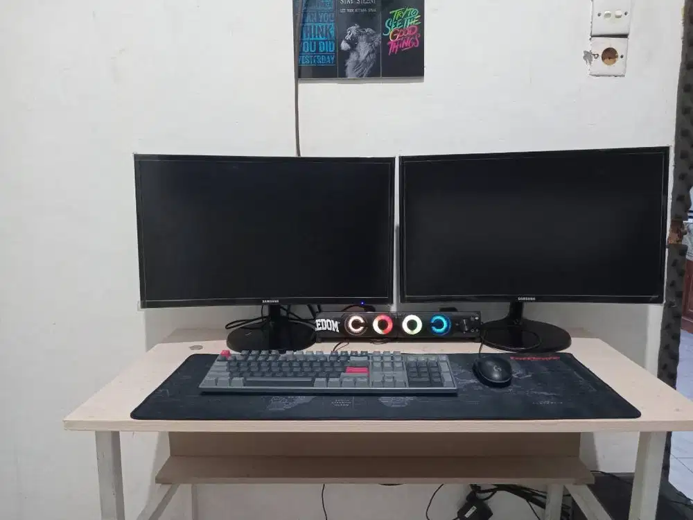 SAMSUNG CURVED 2 MONITOR TAKE ALL BESERTA BONUSAN !!!