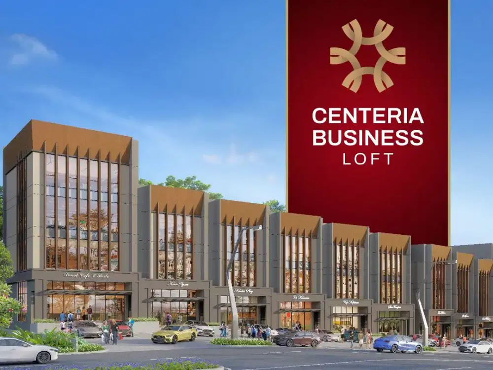 Limited Ruko Brand New 3Lt 120M 8X15 Centeria Business Loft Boulevard Utama Summarecon Bogor Sumbog