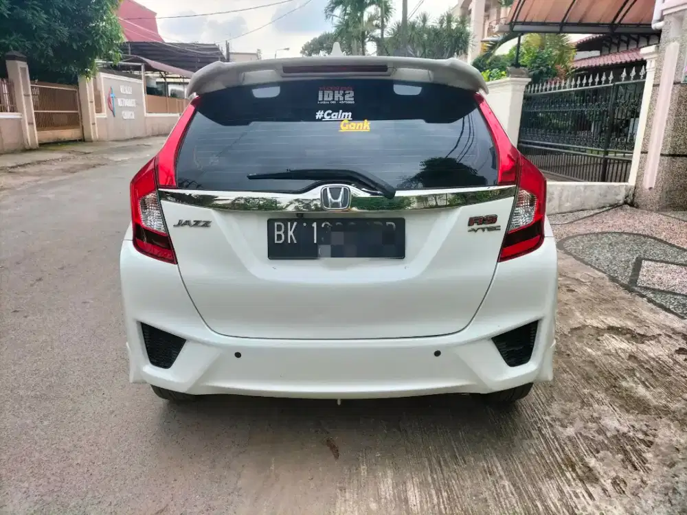 PJK pjg‼️Ban Baru‼️Odo 80rb‼️Honda Jazz GK5 RS MT Manual Putih 2016