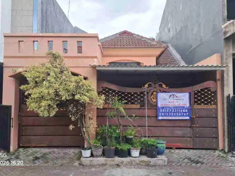 DIJUAL RUMAH 
PERUM PANTAI MENTARI BLOK Y-39
KEL. : KENJERAN
KEC  : BULAK
KAB  : SURABAYA