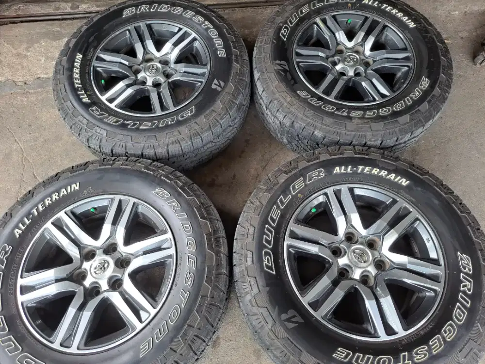 Velg Ori Fortuner R17 Hole 6 , Ban Bridgestone A/T 265/70 R17 Nik 2025