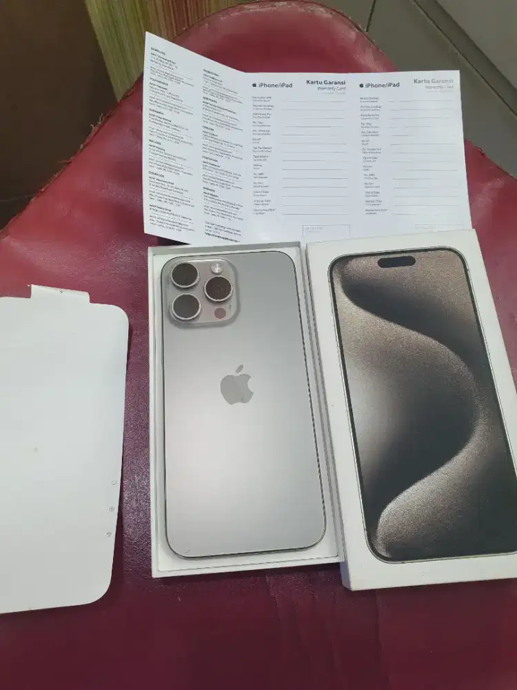 Iphone 15 Pro max 256gb bh84% mulus perfect ex ibox