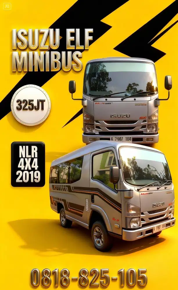 ISUZU ELF MINIBUS NLR 4x4 2019