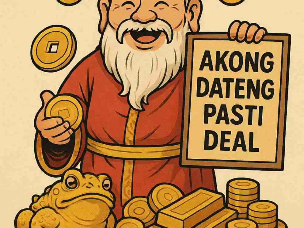 Apartemen lucky tower Residence pancoran Jakarta Barat gandeng furnish 4 kamar luas  lepas cepat harga nego