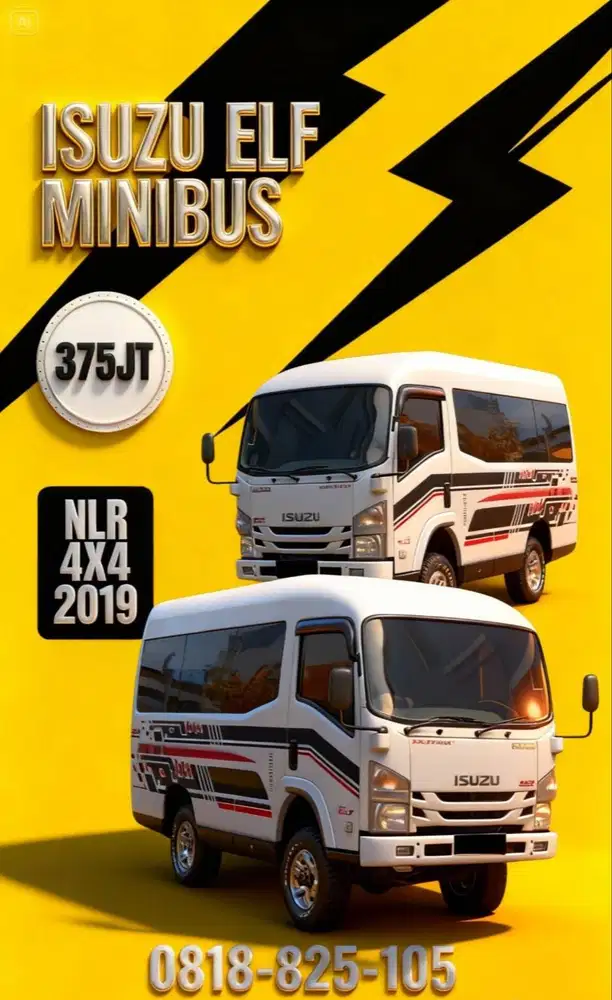 ISUZU ELF MINIBUS NLR 4x4 2019 (NIK 2018)