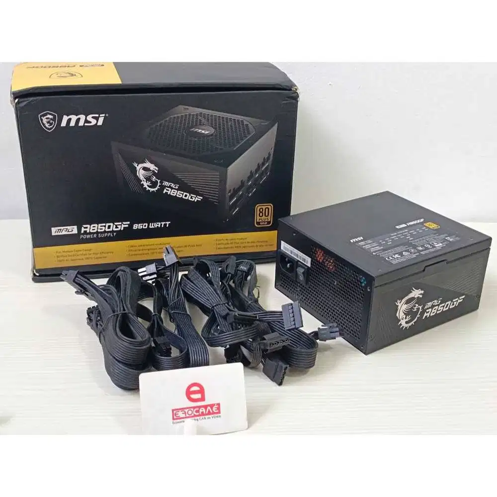 PSU Pure MSI MPG A850GF 850W 80 PLUS Gold Full-Modular