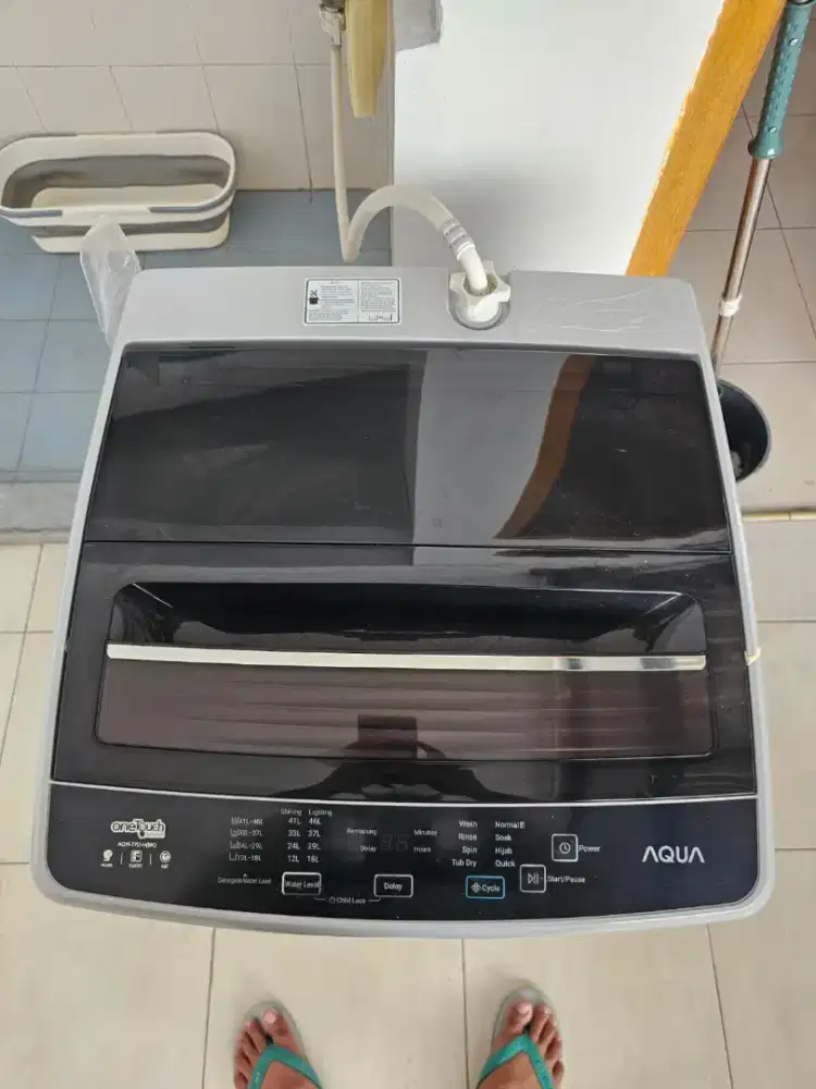 Mesin cuci aqua top loading 7 kg