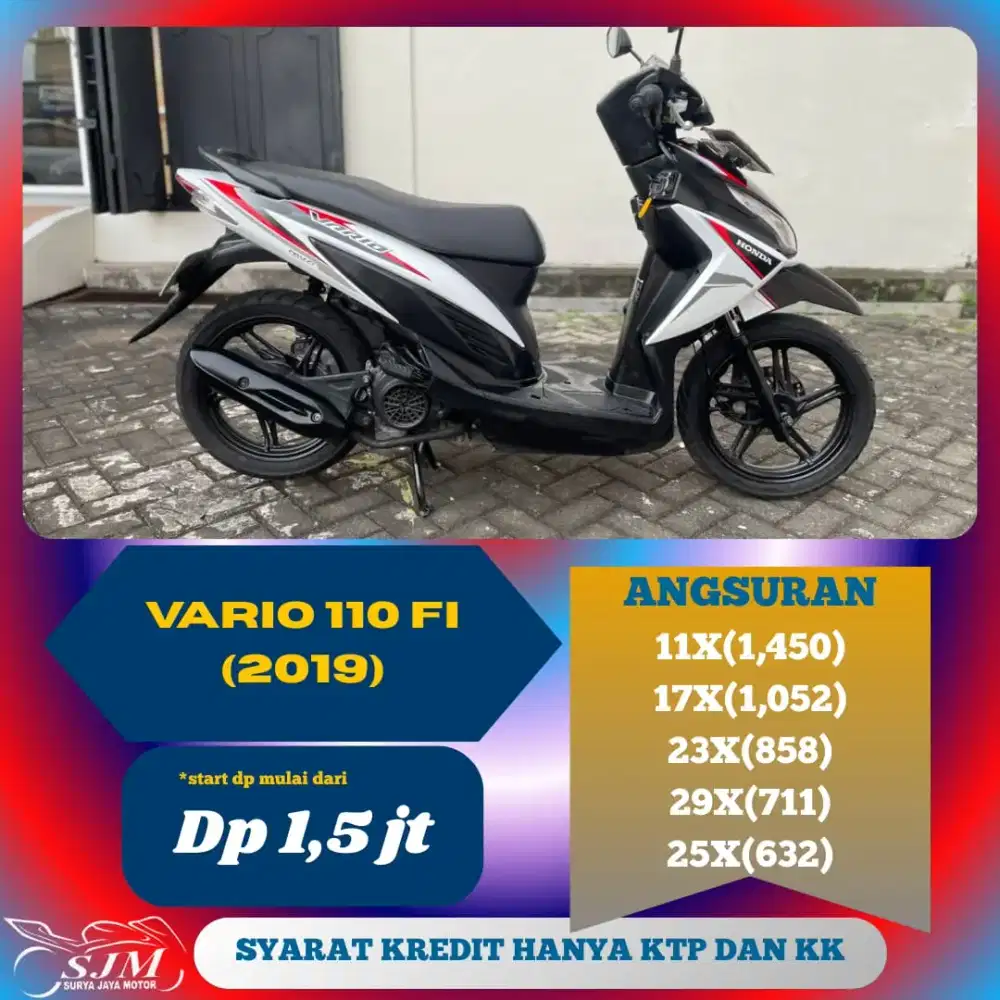 HONDA VARIO 110 LED FI 2019 MESIN HALUS