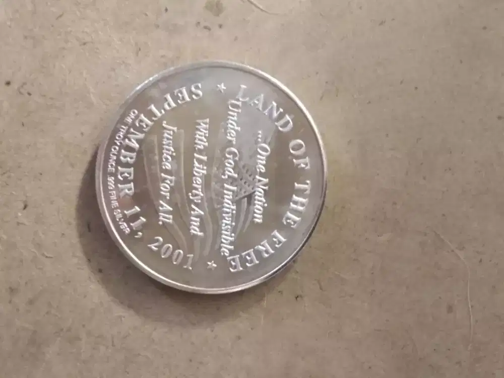 Koin Perak 24K 1 Troy Oz – Silver Round Amerika – God Bless America