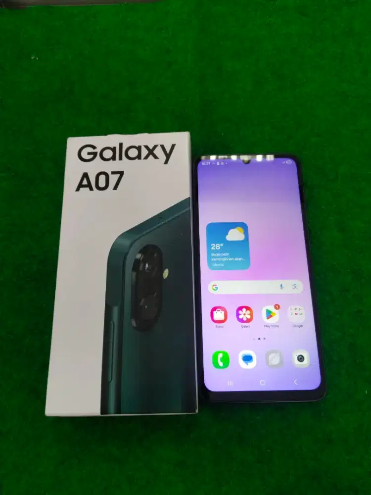 samsung A07 ram 8/256gb lengkap mulus