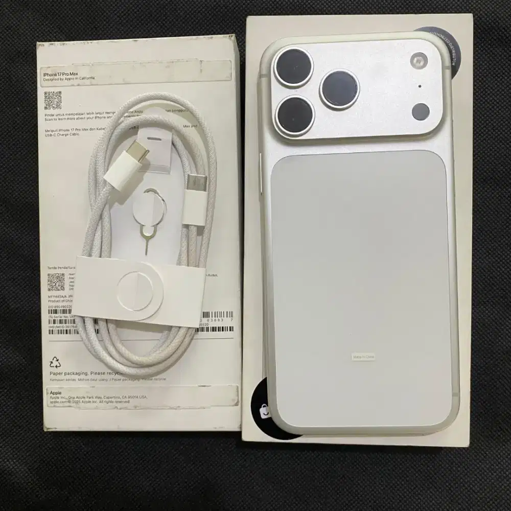 Iphone 17promax 256gb resmi ibox bh 100%