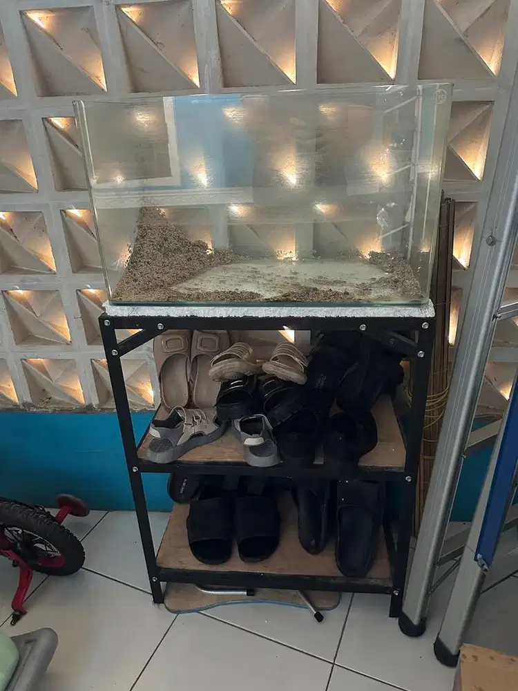 Aquarium bending dan rak siku uk.60cm