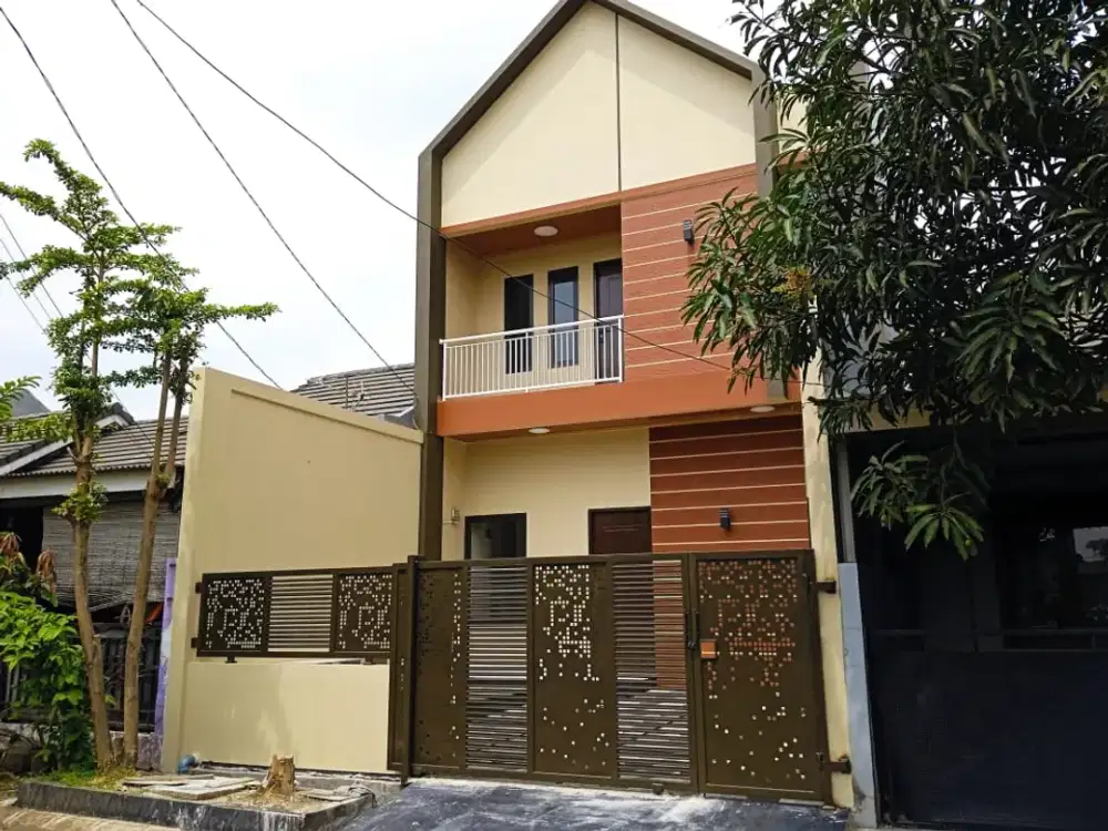 DIJUAL RUMAH MURAH SCANDINAVIAN 3 KAMAR TIDUR DI BEKASI TIMUR REGENCY 3 MUSTIKAJAYA
