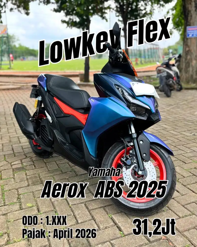 Yamaha Aerox ABS 2025 Mulus Seken Baru
