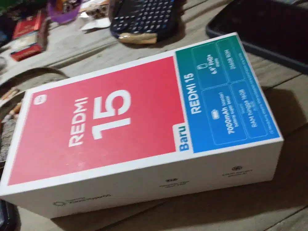 JUAL REDMI 15 SRU ,GARANSI ON, NOTA PRINT