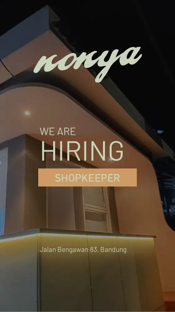 Lowongan Pekerjaan Penjaga Toko