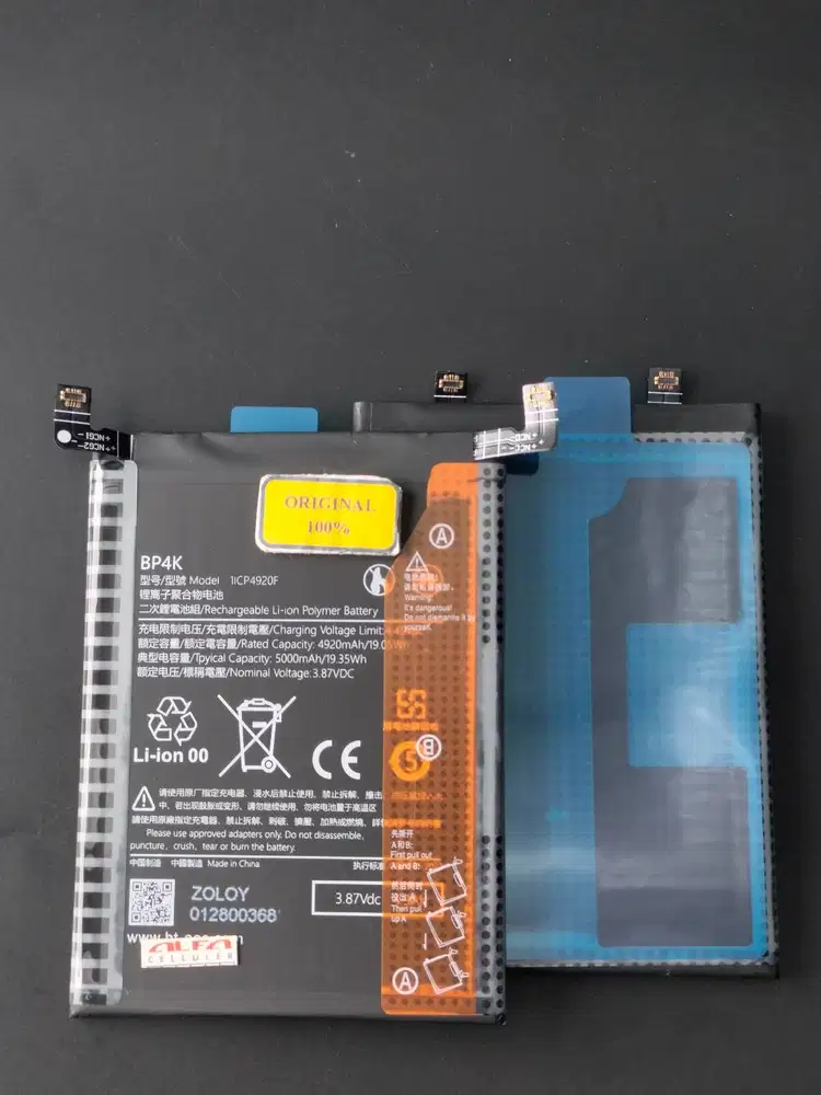 Baterai XIAOMI REDMI NOTE 12 PRO / NOTE 12T/ POCO F5 / X5 PRO 5G/ BP4K