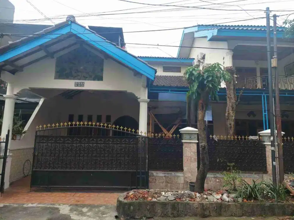 dijual rumah kavling Dki pondok kelapa Jakarta Timur luas 350 m²