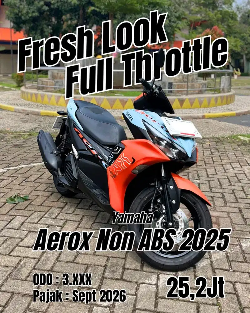 Yamaha Aerox Non ABS 2025 Mulus!