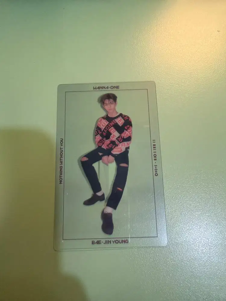 Photocard wanna one bae jinyoung