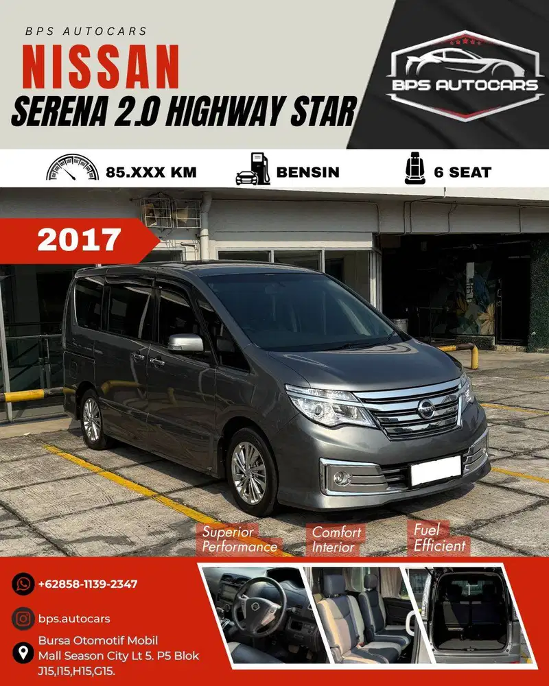 Nissan Serena HWS 2017 | Keluarga Nyaman | Kondisi Bagus