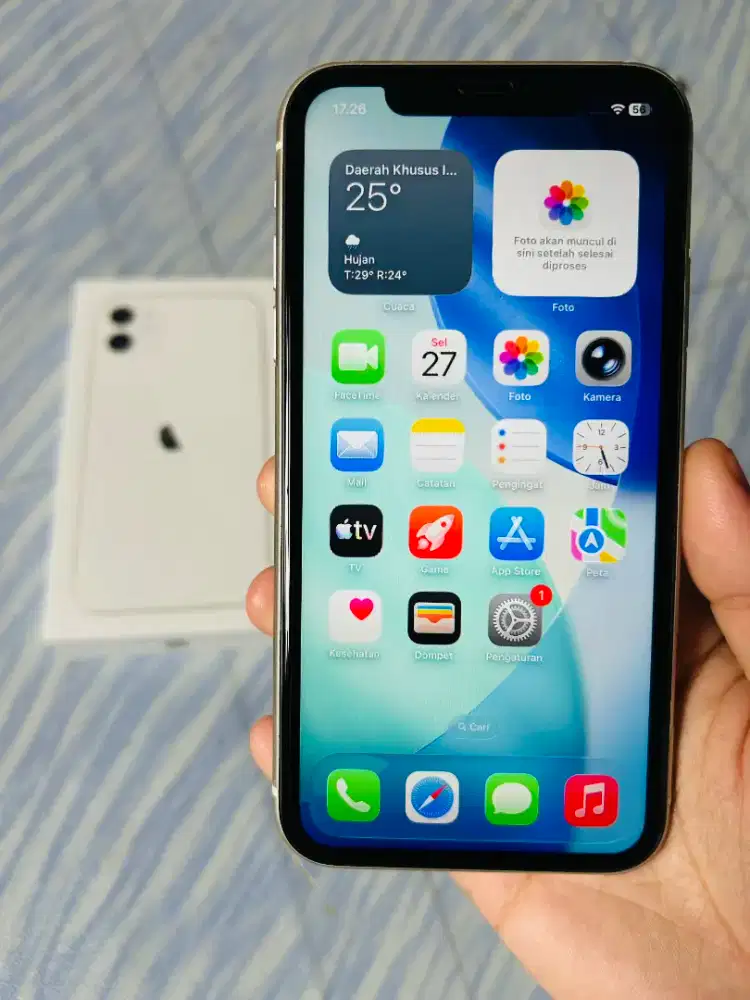 IPHONE 11 128 GB IBOX MULUSS NO MINUS