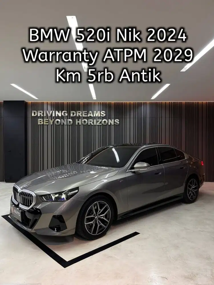 BMW 520i M-Sport 2024 New Model Abu2 Met B4LBA Km5rb
