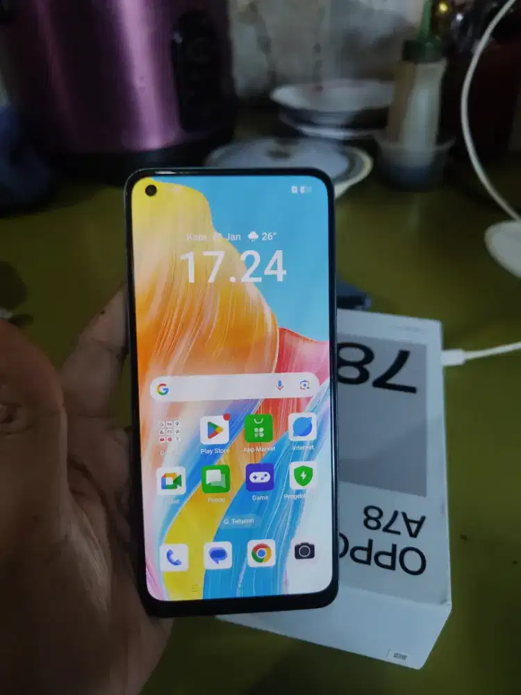 Oppo a78 4G 256gb gren fulset