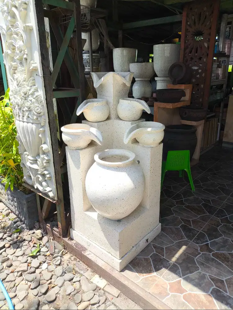 Air Mancur Terrazzo Minimalis | Interior & Eksterior | Full Set