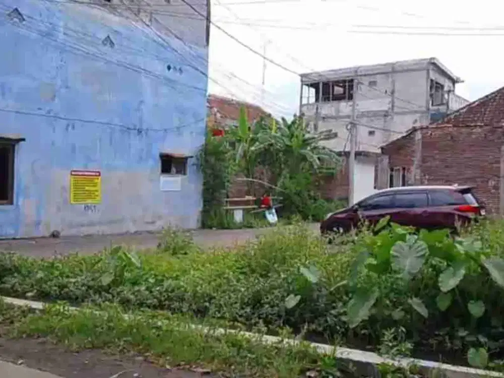 tanah merjosari murah poros jalan samping lapangan