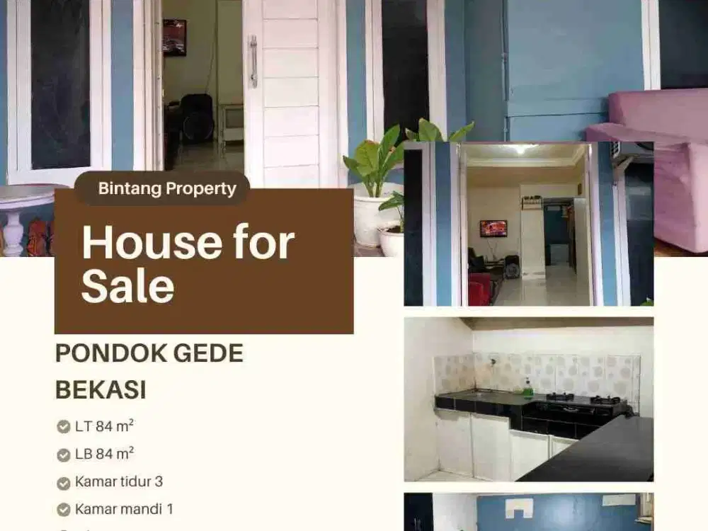 Dijual rumah cantik, murah di Jatimakmur, Bekasi