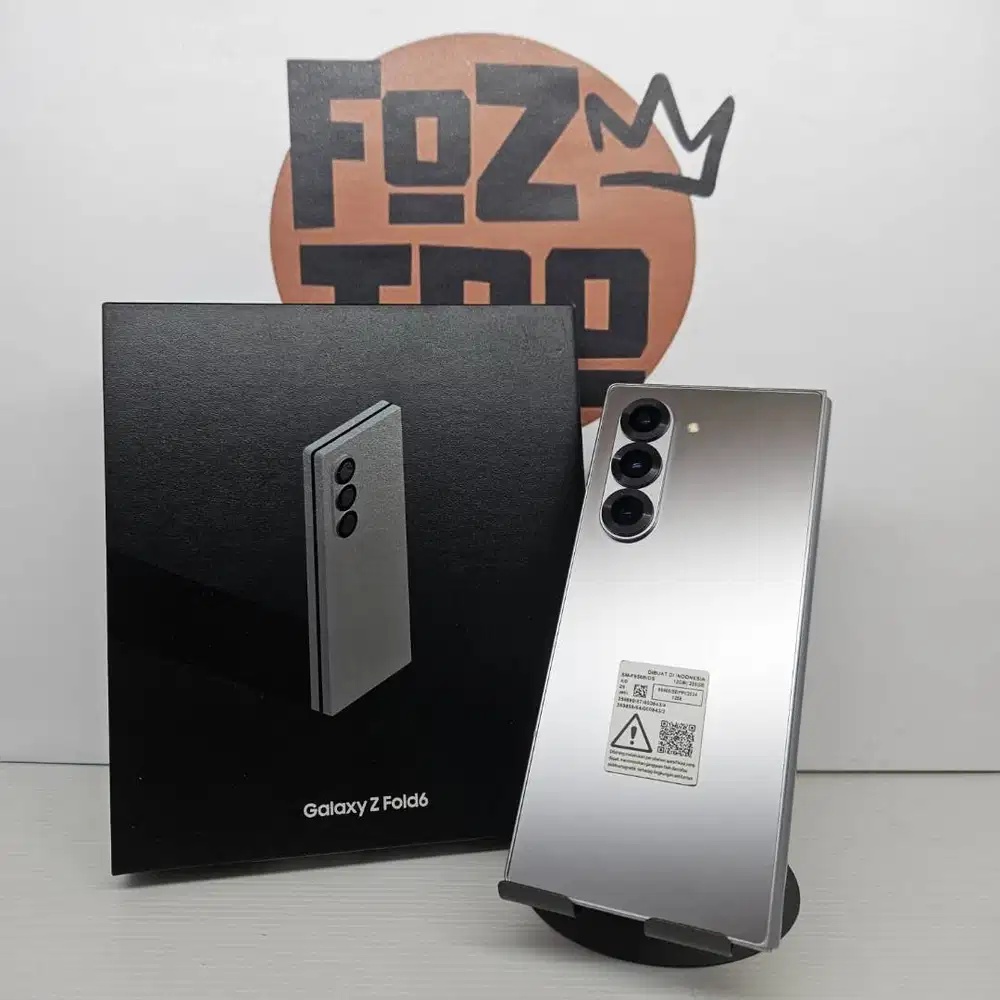 Samsung Z Fold 6 Silver 256/512GB Fullset LIKE NEW NO MINUS