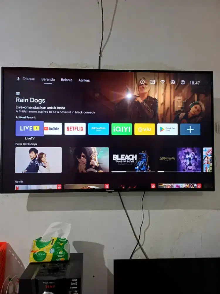 Android tv Panasonic 55' uhd 4k