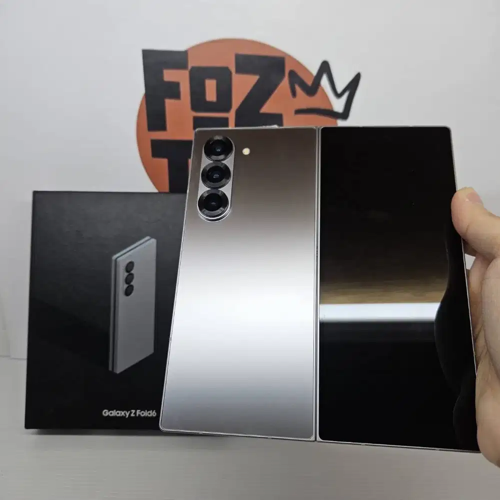 Samsung Z Fold 6 Silver 256/512GB Fullset LIKE NEW NO MINUS
