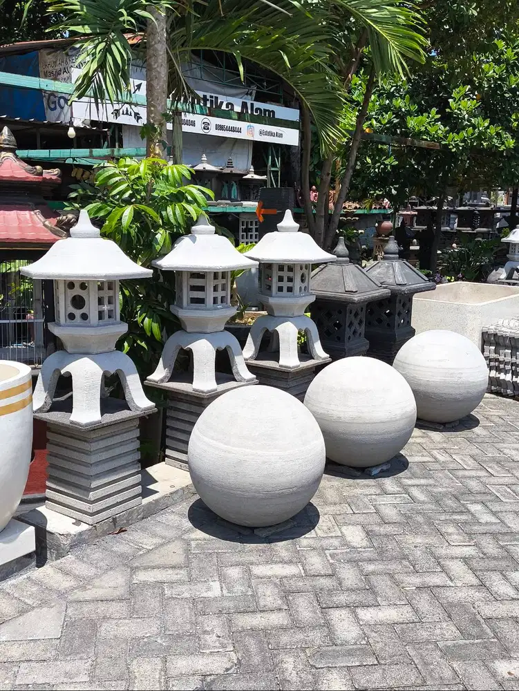 Bollard Beton Bulat / Bola Trotoar | Ø 30–60 cm | Proyek & Tender