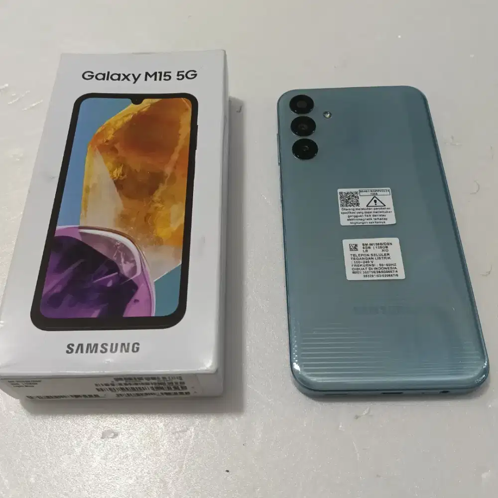 Samsung M15 5G ram 12gb (6+6) memori 128gb resmi