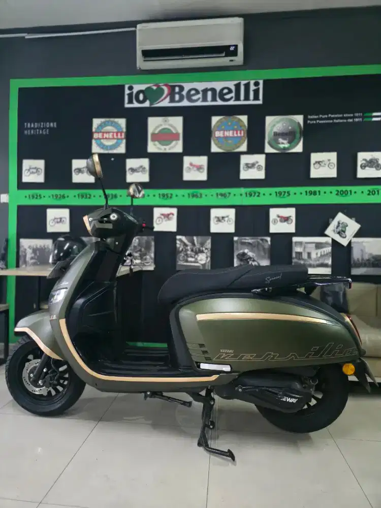 Keeway Versilia 150 warna Hijau Army