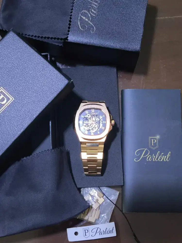 (Harga Net) Jam Tangan Parlent Gallant Automatic Fullset Tinggal Pakai